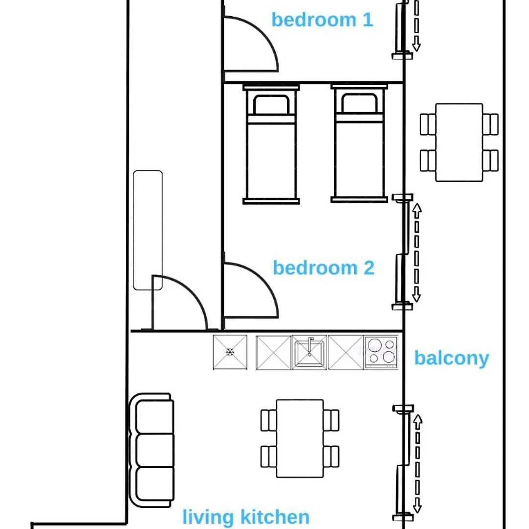 Sarah'S Apartments - 5 Min Walk To Beaches & Boulevard - Big Balcony! Sarande