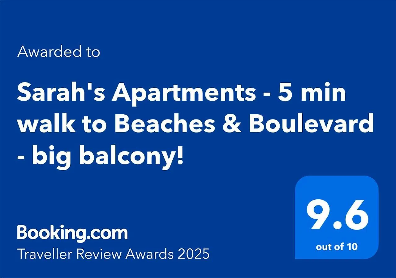 Sarah'S Apartments - 5 Min Walk To Beaches & Boulevard - Big Balcony! Sarande 0*,